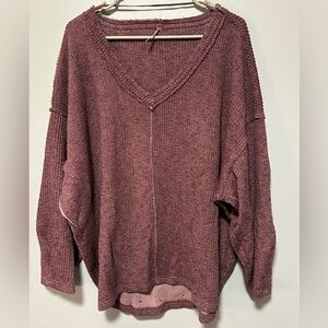 Free people chunky v neck